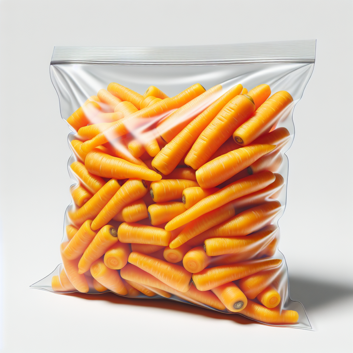 Geschält Gelbe Rüben Vakuum