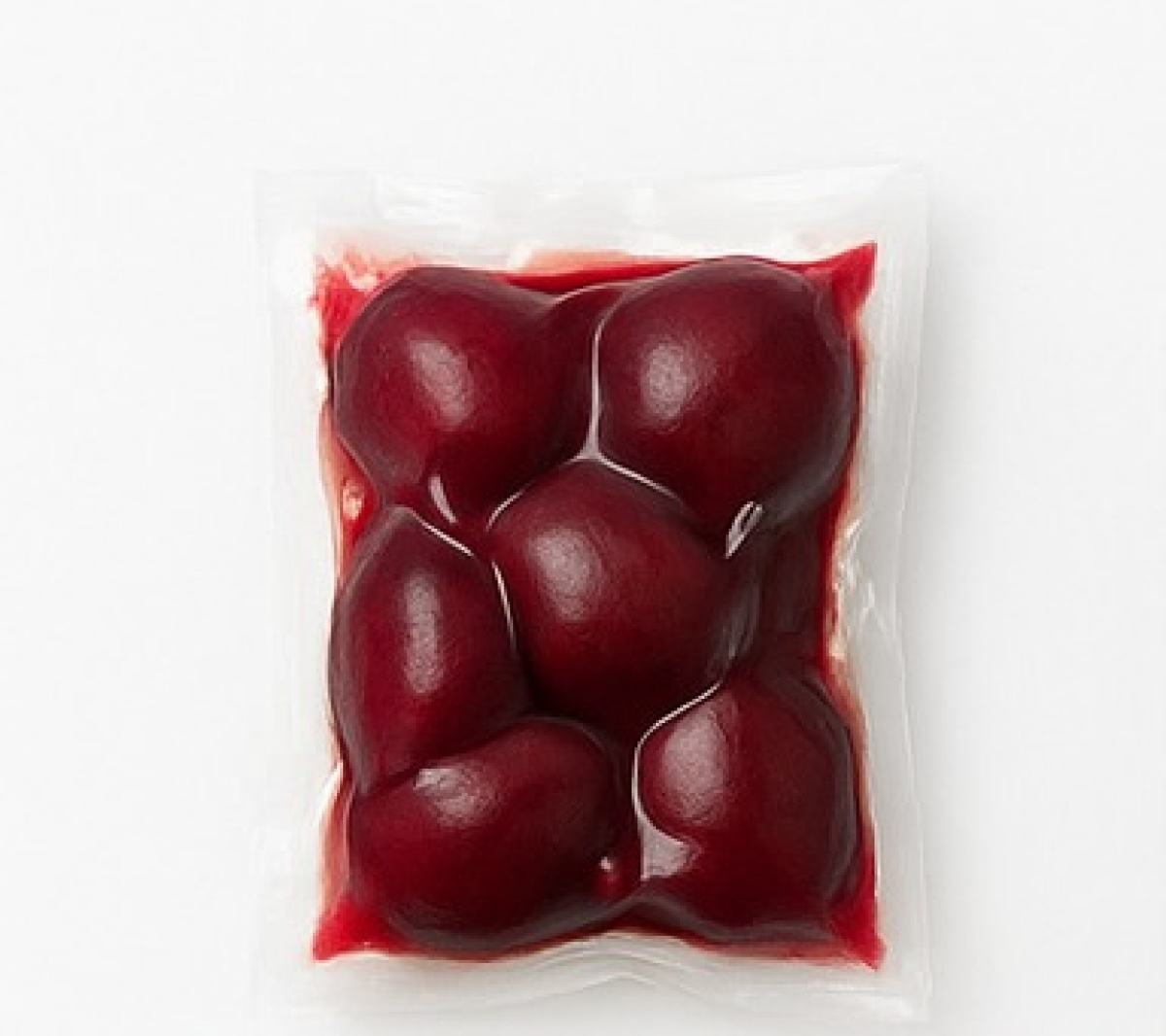 Geschält Rote Rüben Vakuum