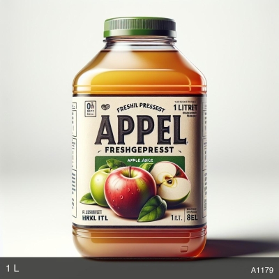 Apfel Saft 1 LT Frischgepresst Hrkl iTl