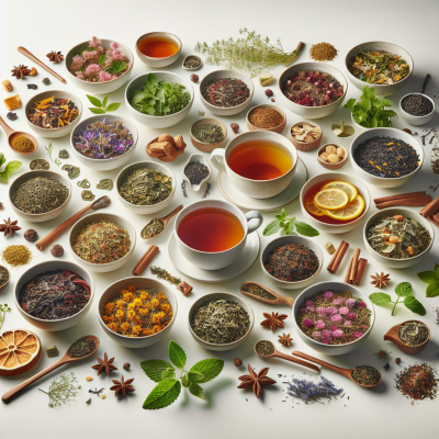 Diverse Tasse Kräuter