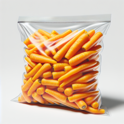 Geschält Gelbe Rüben Vakuum