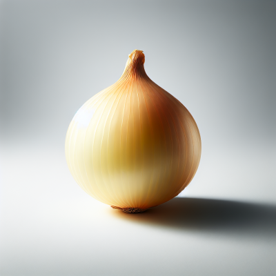 Geschält Zwiebel Gelb